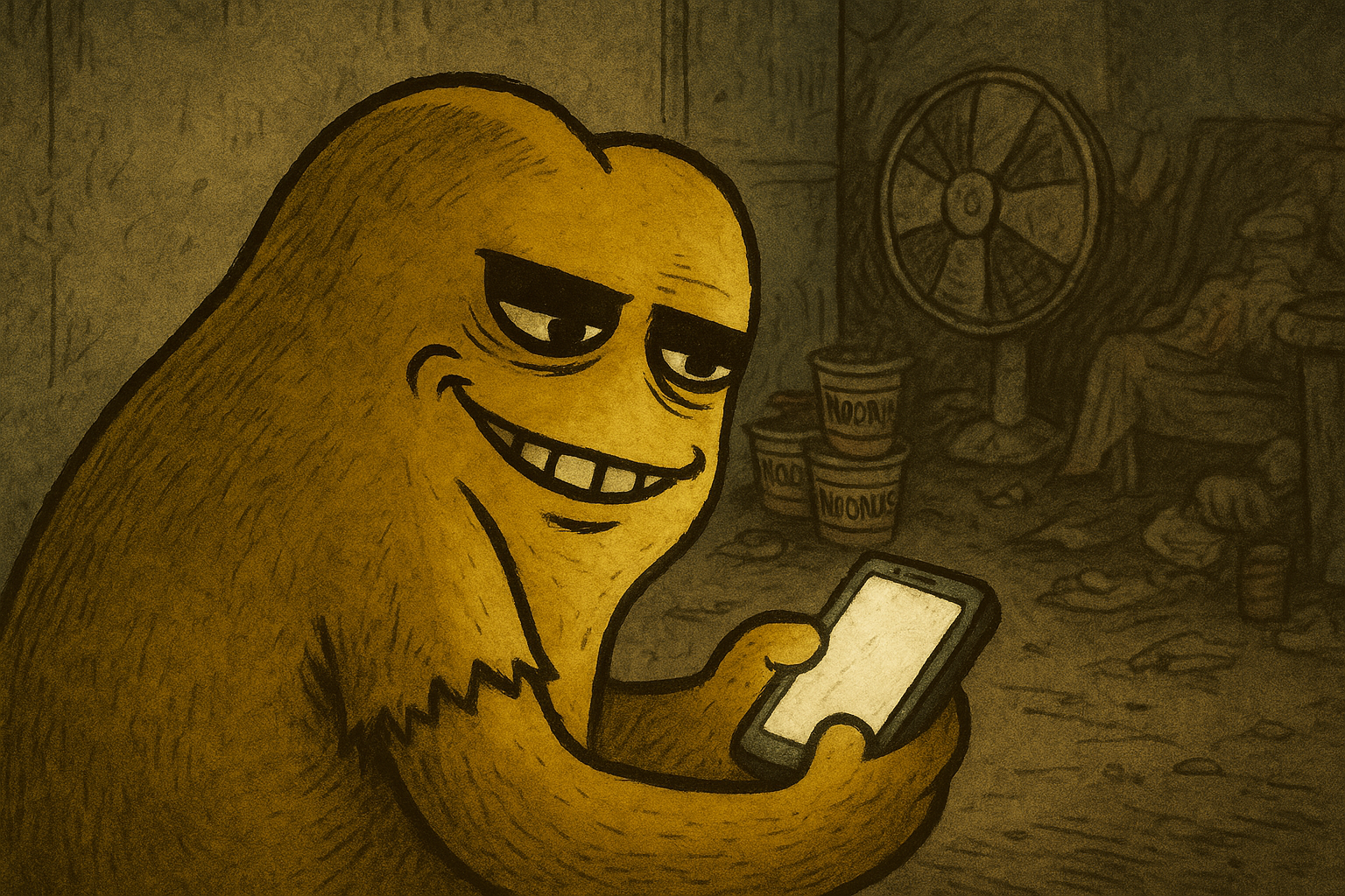 A doom-scroll timeline that whispers bad ideas